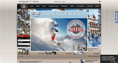 Desktop Screenshot of belvederehotel.pl